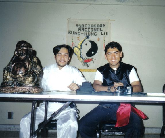 prof. Marco con el instructor Joel A. Luna (q.p.d)