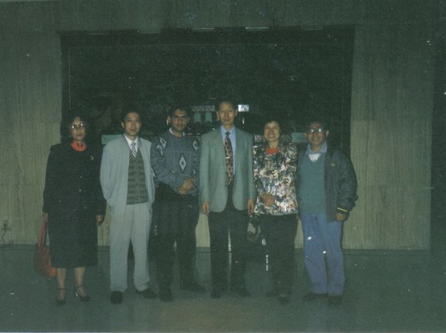 El Prof. Marco A: con el embajador cultural chino y su comitiva
